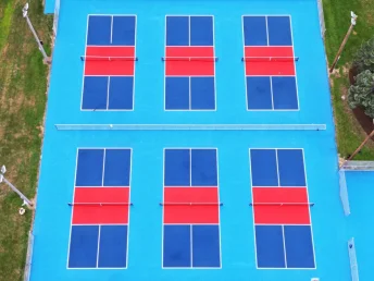 Sơn sân pickleball cao cấp 8 lớp USA DECOTURF cho nền nhựa