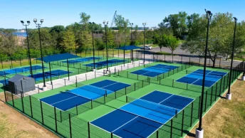 Làm sân pickleball tiêu chuẩn Thái Bình