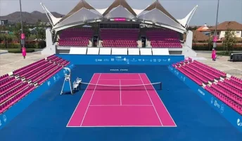 Thi công sân tennis chuẩn US OPEN LAYKOLD