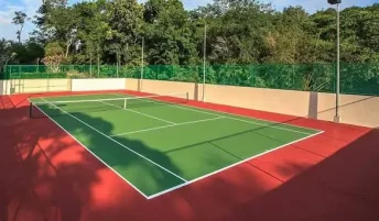 Thi công sân tennis nền bê tông sơn US Open LayKold