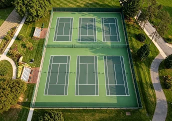 Sơn sân tennis tại Tuyên Quang
