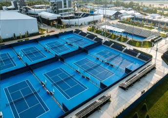 Sơn sân tennis 8 lớp sơn USA DECOTURF nền ciment