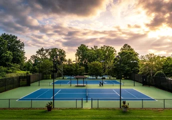 Sơn sân tennis tại Cao Bằng