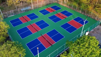   Sơn Sân Picklleball Hạt Cao Su Lớn 1mm