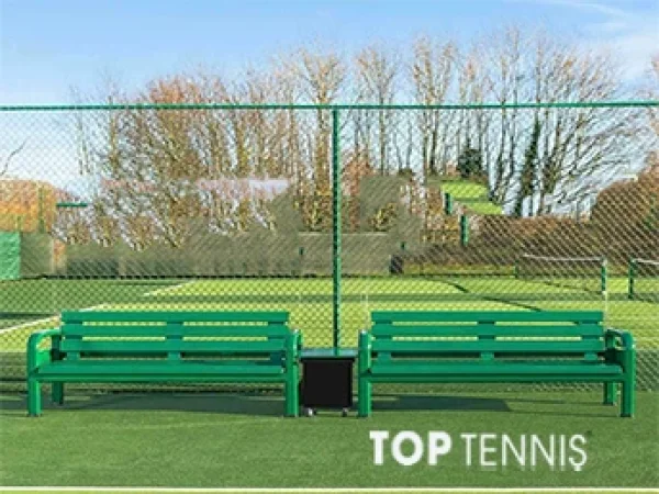 Băng ghế ngồi sân tennis đôi